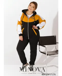 Костюм 17-276-Черный-горчица Minova