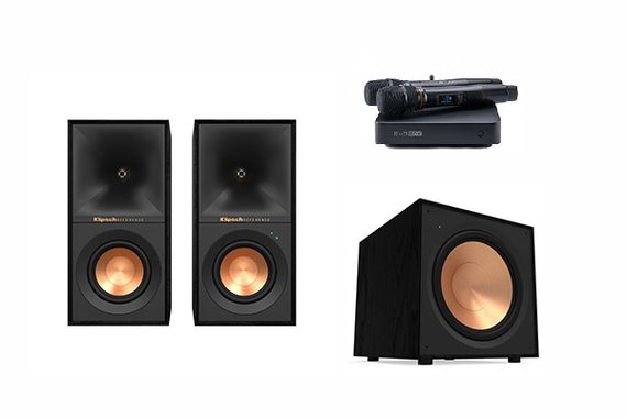 Комплект караоке на базе Evolution Evobox Plus c акустикой Klipsch