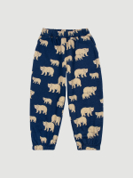 Утеплённые брюки на резинке Mjölk Бурые мишки