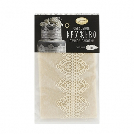 Кондитерское кружево «Парфэ Декор», 12 гр, белое
