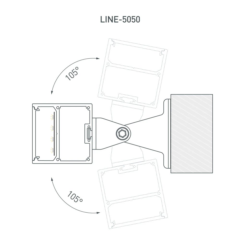 Профиль SL-LINE-5050-3000 ANOD (Arlight, Алюминий) 036202