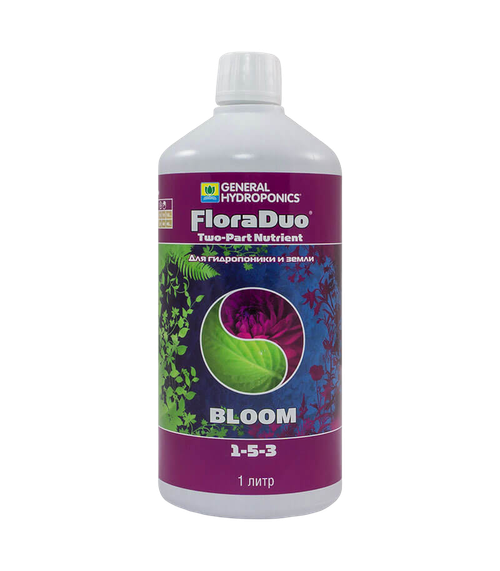 Удобрение GHE Flora Duo Bloom 1 л.