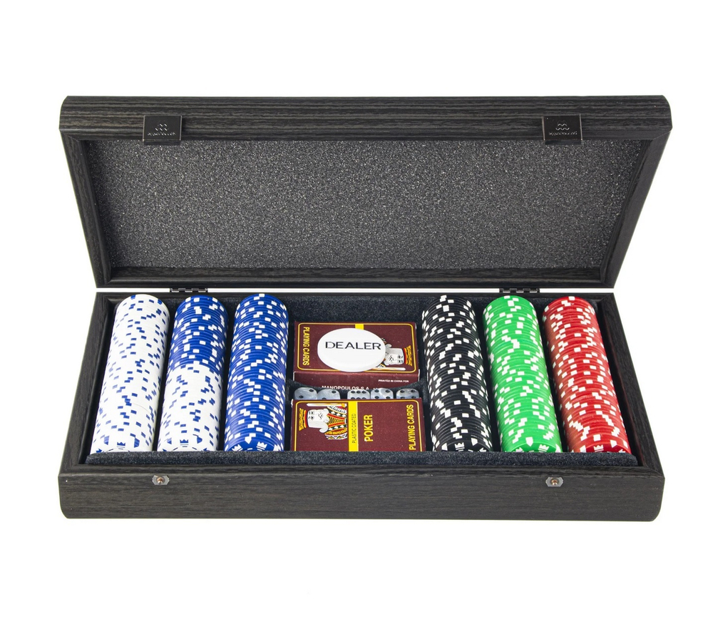Набор POKER SETНабор для покера (карты Manopoulos Черный