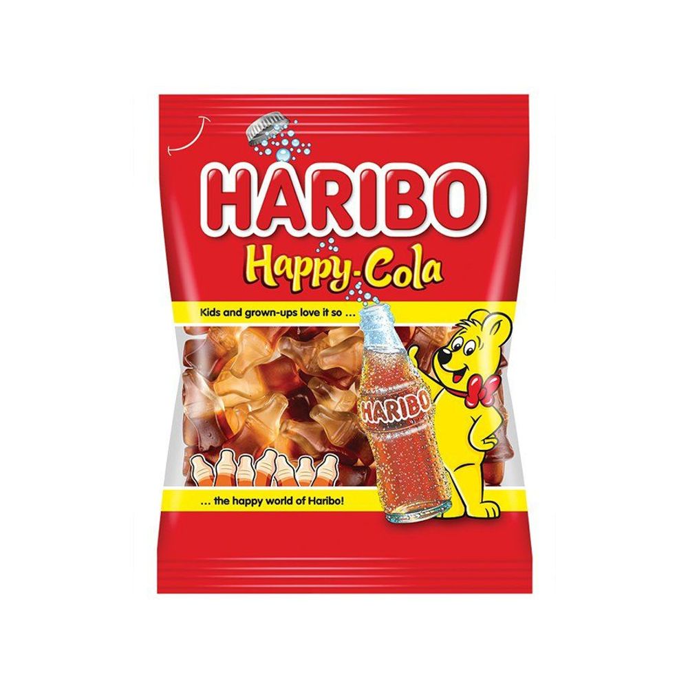Жевательный мармелад Haribo Happy Cola со вкусом колы, 100 г