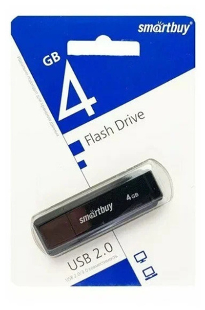 4GB USB Smartbuy Quartz series black