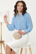 Блузка Шарлиз, скай DStrend (Акция)