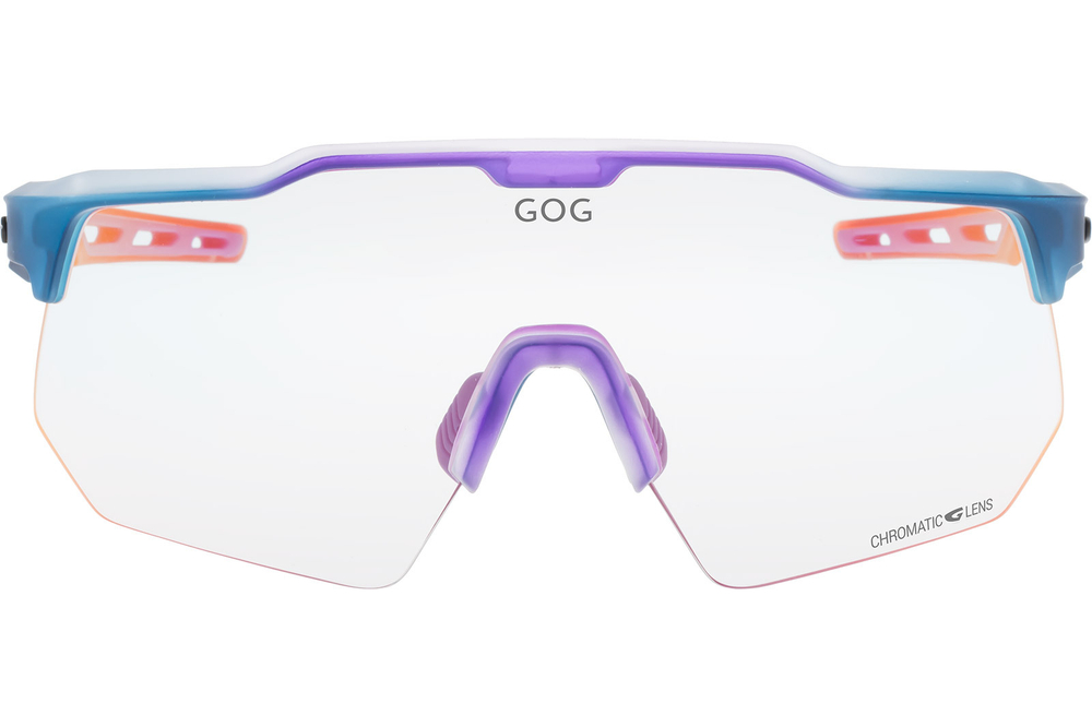 Спортивные очки GOG Loki / Matt Cristal Blue-Red / Photochromic Red Lens