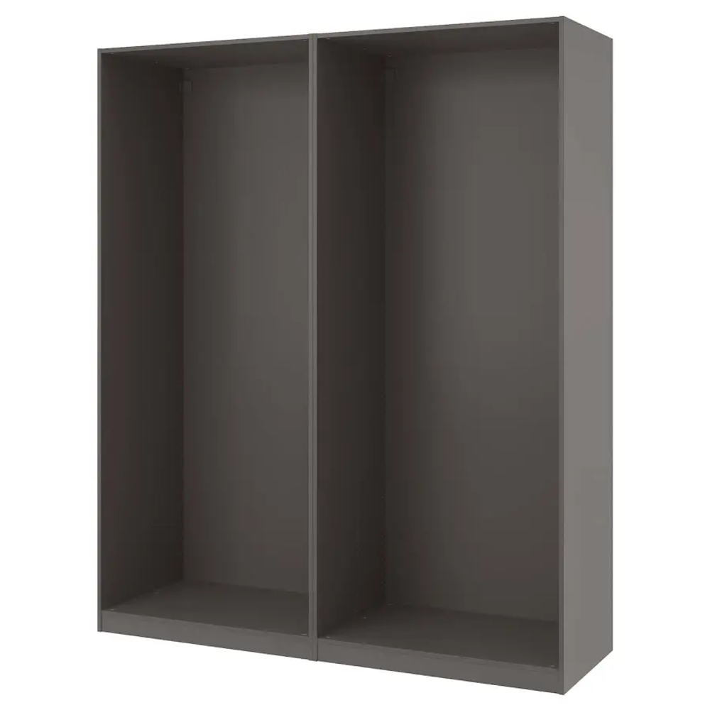 Каркас гардероба - IKEA PAX, 200x58x236 см, темно-серый ПАКС ИКЕА