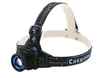 Фонарь налобный Следопыт PF-PFL-HL24 Вольт 300лн (3W) Zoom Аккум. 220в+12в