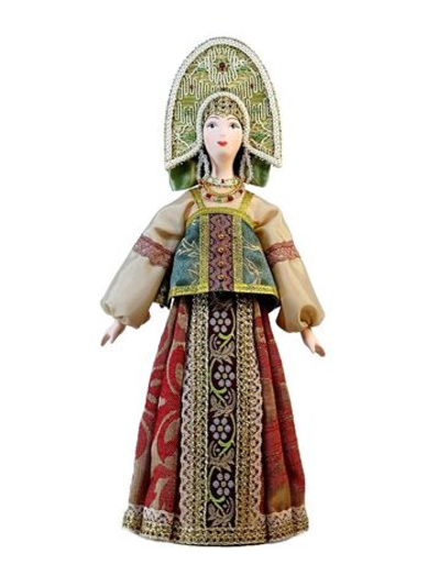 Кукла коллекционная в русском костюме.