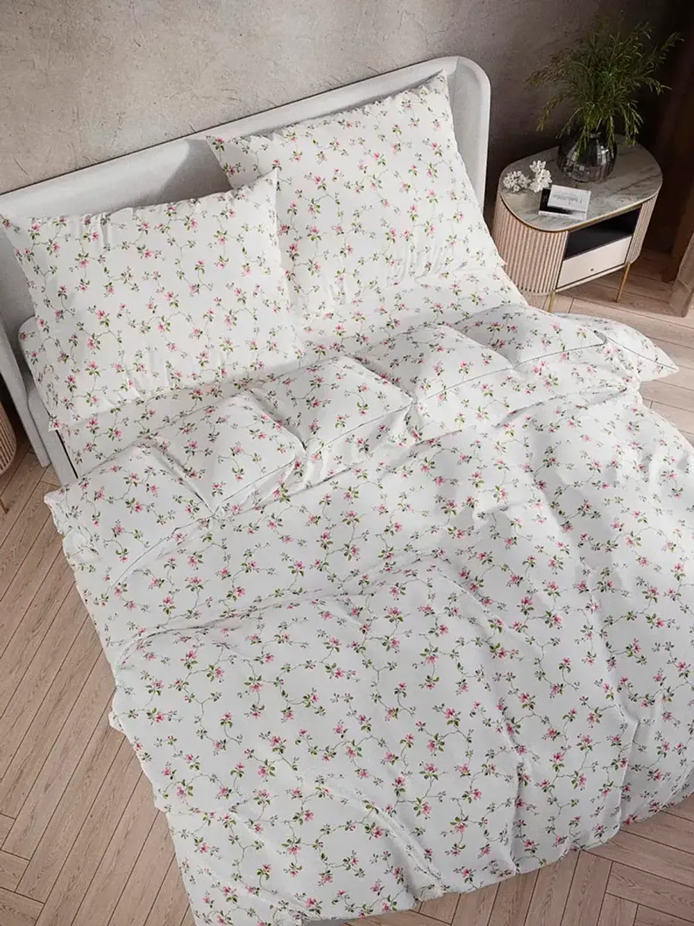 Ткань для пошива "Весенние цветы" Сказка перкаль, длина 10 м., ширина 2,2 м.