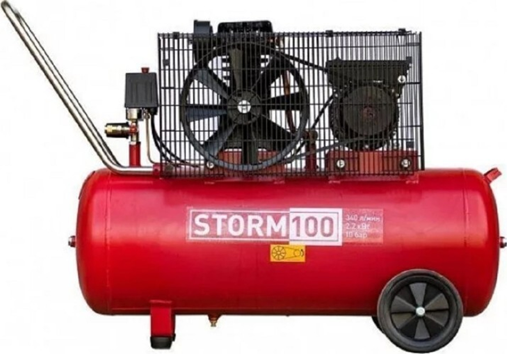 Компрессор поршневой AURORA STORM-100 TURBO 29712