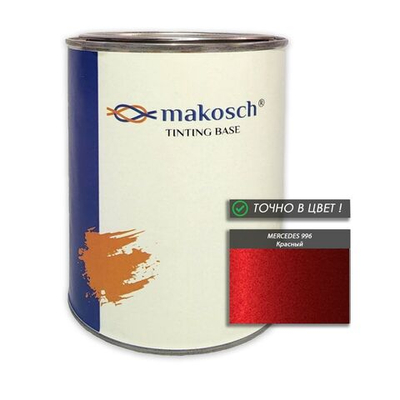 Автоэмаль makosch/MERCEDES 996, Базовая эмаль. красный, 800мл.