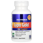 Enzymedica, Lypo Gold, препарат для переваривания жиров, 120 капсул