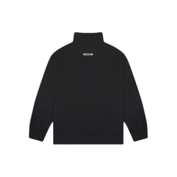 Толстовка Fear of God Essentials SS20 Black Mock Neck Sweatshirt, FOG-SS20-269