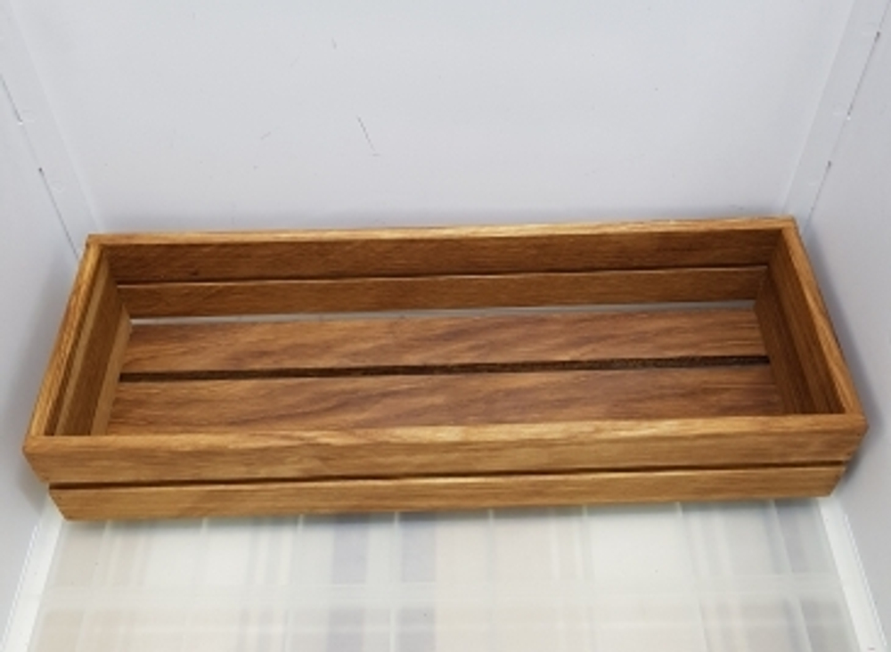 Ящик для кондиментов дуб; H=7,L=34,B=12см