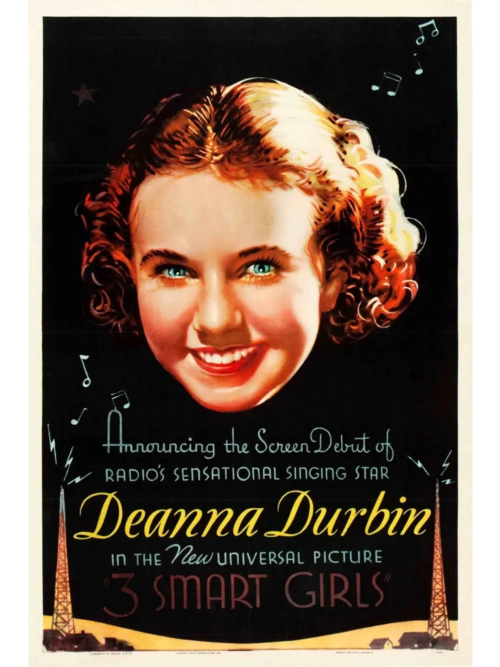 Три милые девушки (1936) (DVD-R)