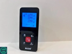 Лазерная рулетка / Лазерный дальномер Hilda 50м. АКБ Хилда