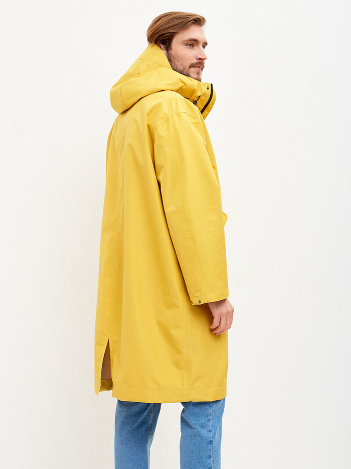 Плащ желтый MontBlanc мужской