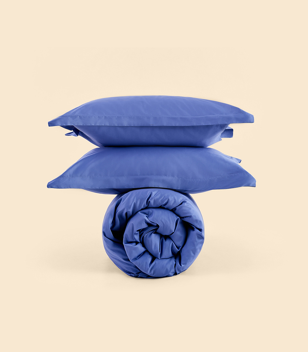 Наволочки (2 шт) - Indigo Blue - 50х70