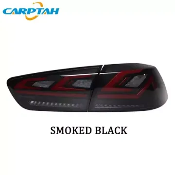 Задние фонари Мицубиси Лансер 2007-2016 V9 Type ТЕМНЫЕ