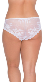 Женские трусики-слипы с треугольным вырезом (Размер: 6X) (Цвет: белый)