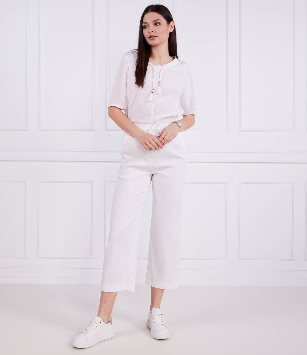 Льняное штаны Marc Cain - белый(US 81.40 W03)