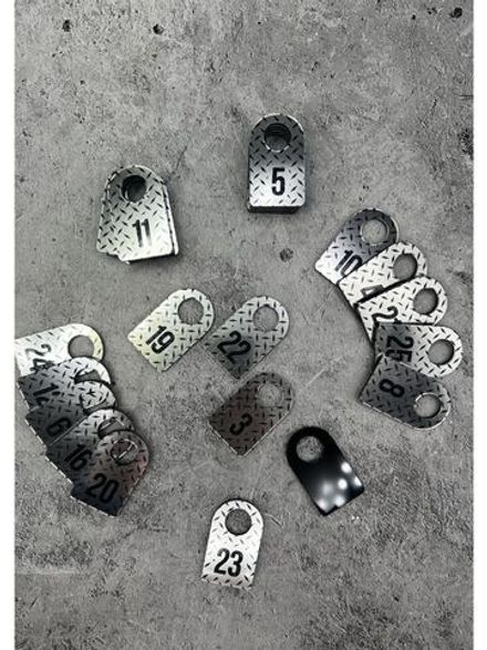 Номерки для гардероба 101-150