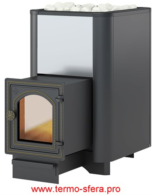 Печь ВЕЗУВИЙ Сенсация 22 Антрацит (ДТ-4С)