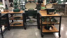 Керамический гриль Big Green Egg XL XLarge (очень большой), 61 см, на модульной подставке