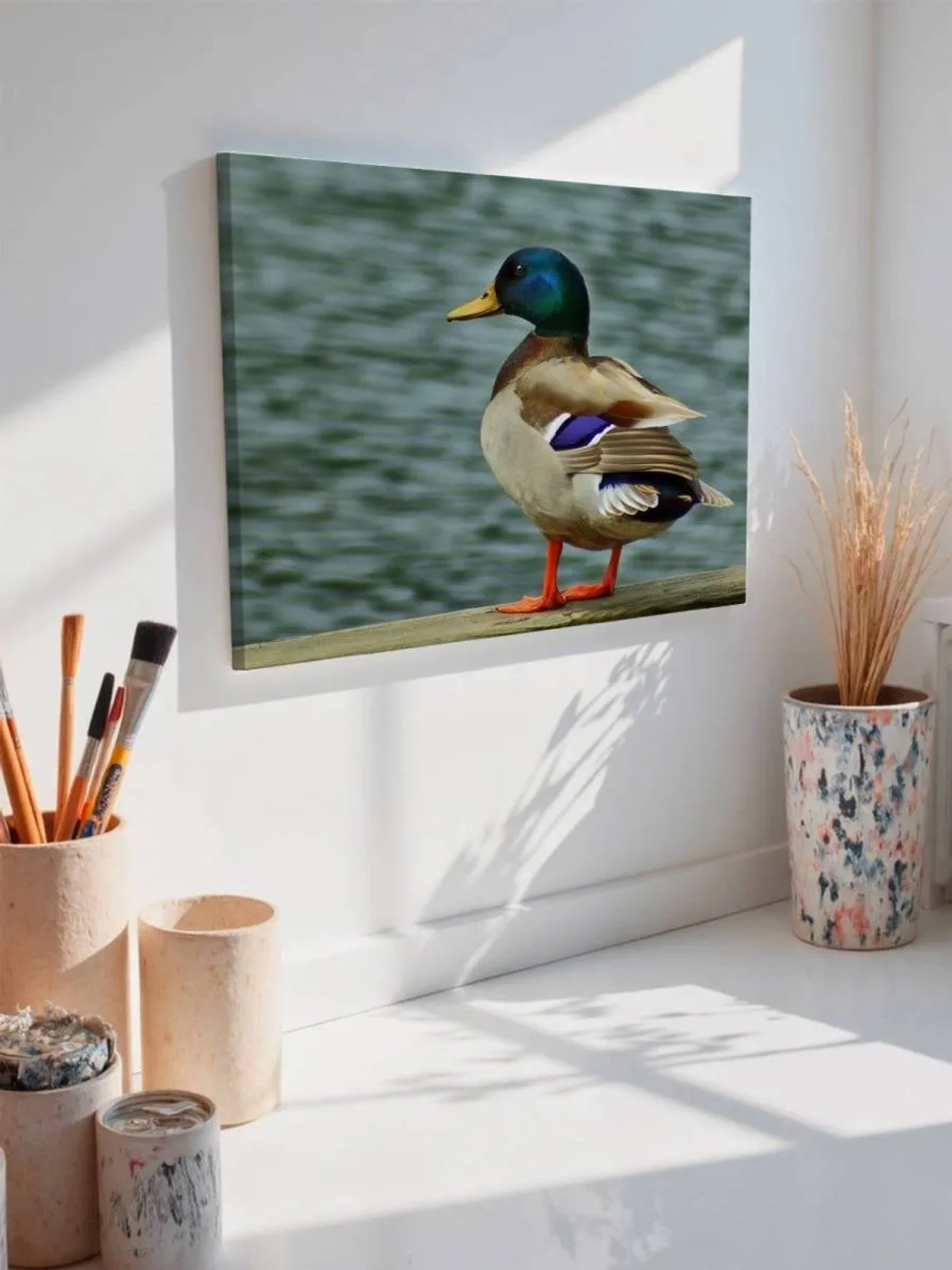Картина на стену 40 X 50 Селезень