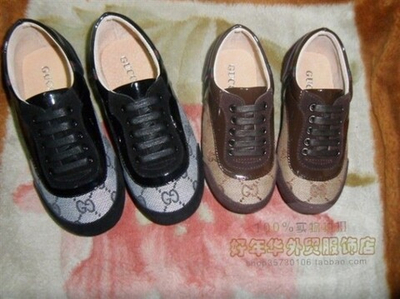 Кеды детские из лаковой кожи, замши и текстиля с принтом