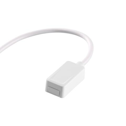 135222 SHINO NT23 180 белый Токопровод (подвод питания) для низковольт. шинопровода встраиваемого в ГКЛ и натяж. потолок IP20 48V SMAL