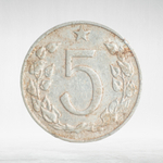 Czechoslovakia, 5 Haléřů, 1967, VF