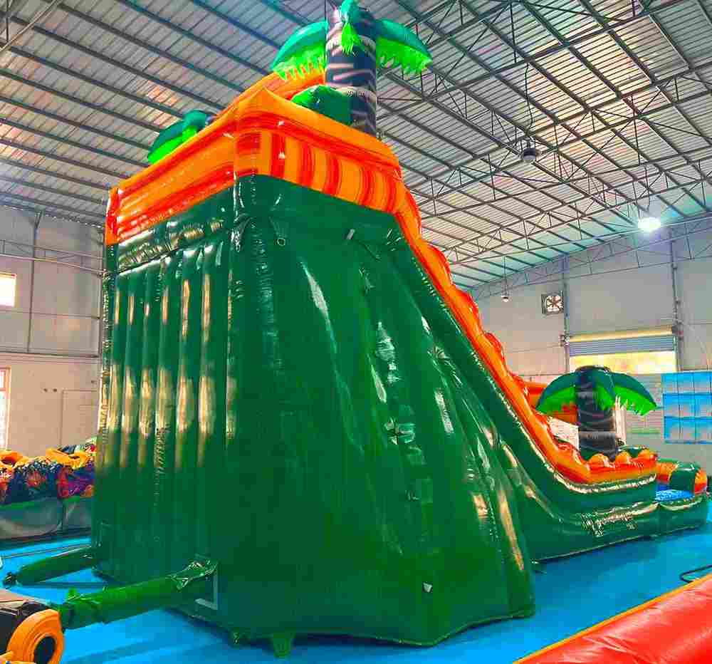 Водная горка с бассейном «Тропический вызов» 9,6×3,3×5,4 м