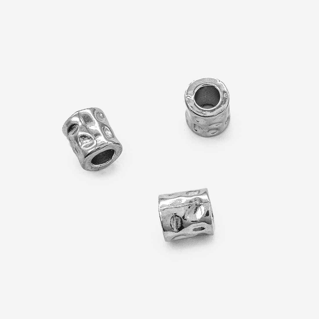 Бусина-разделитель 6,5*6мм, сталь без покрытия