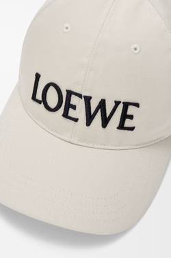 Loewe Кепка Futurist Cats из хлопка, экрю/черный