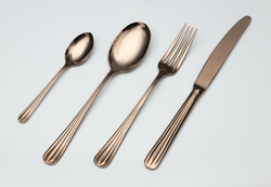 Набор DUO bronze 92-93столовые приборы Belo Inox Медный