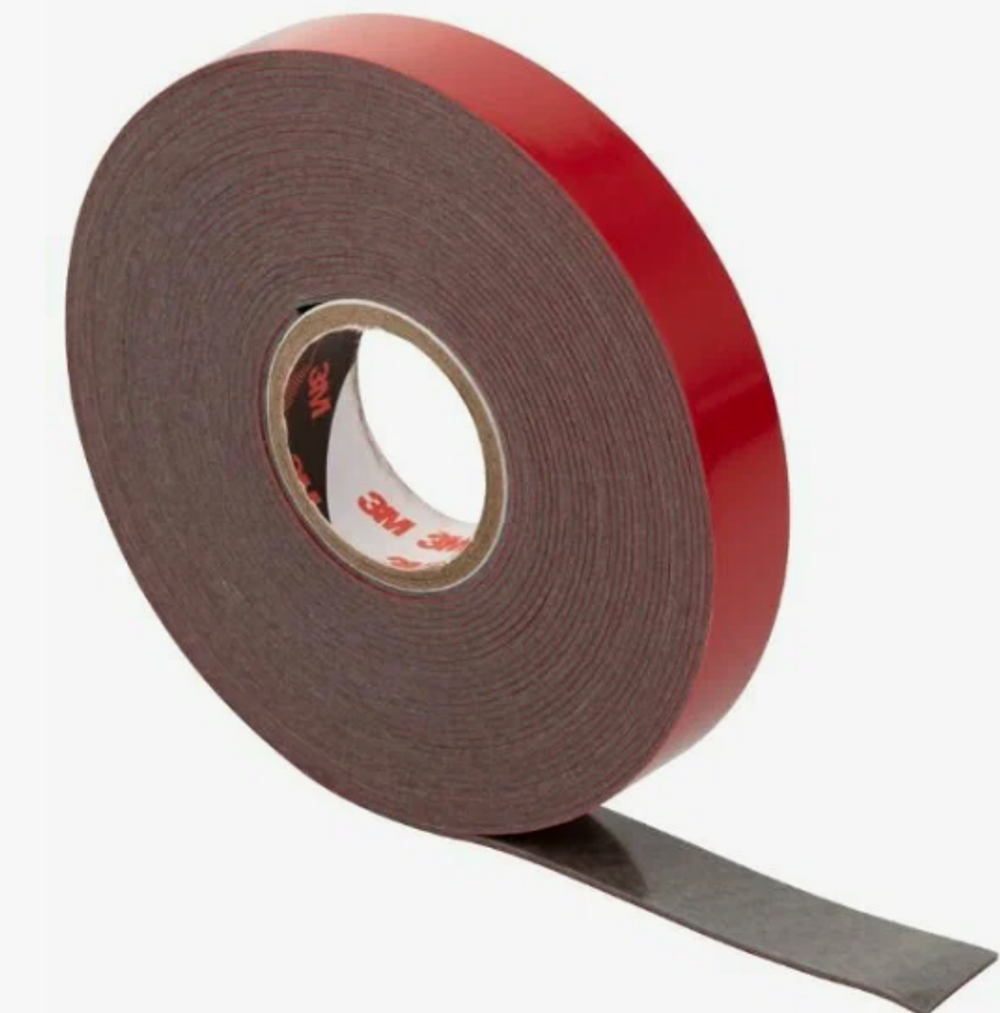 Скотч 2-х сторонний 3М (12*5) Серый (уп1/10) 6008F