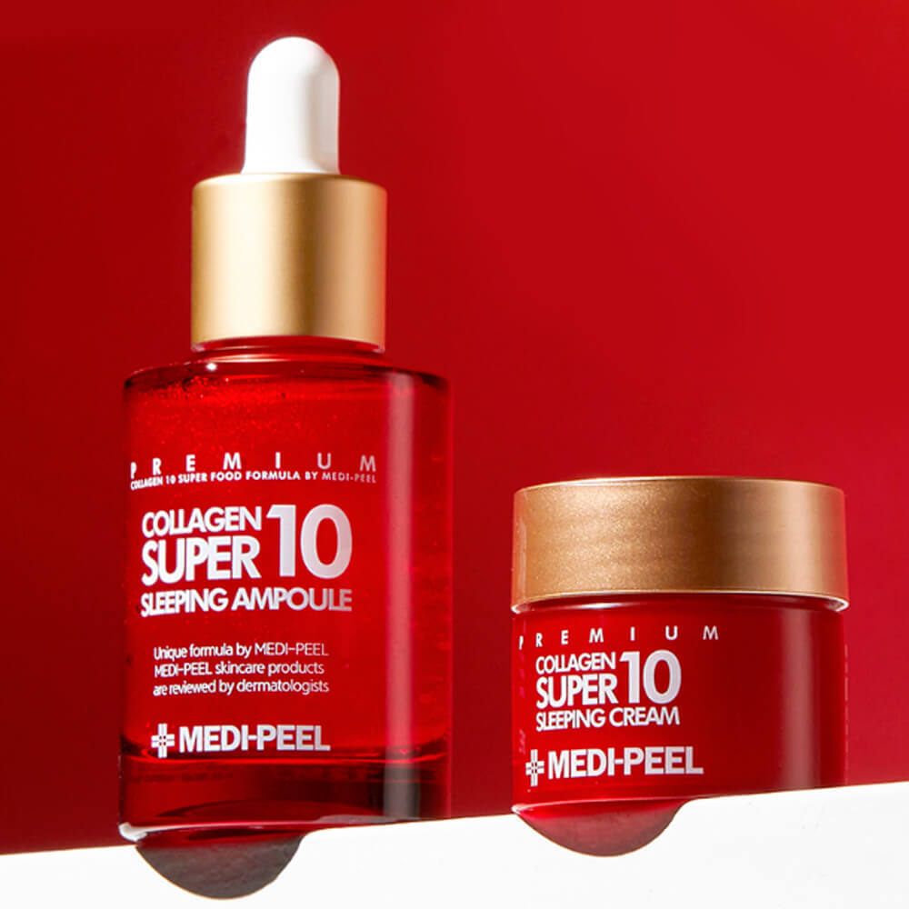 Омолаживающий ночной набор для лица с коллагеном Medi-Peel Collagen Super 10 Sleeping Care