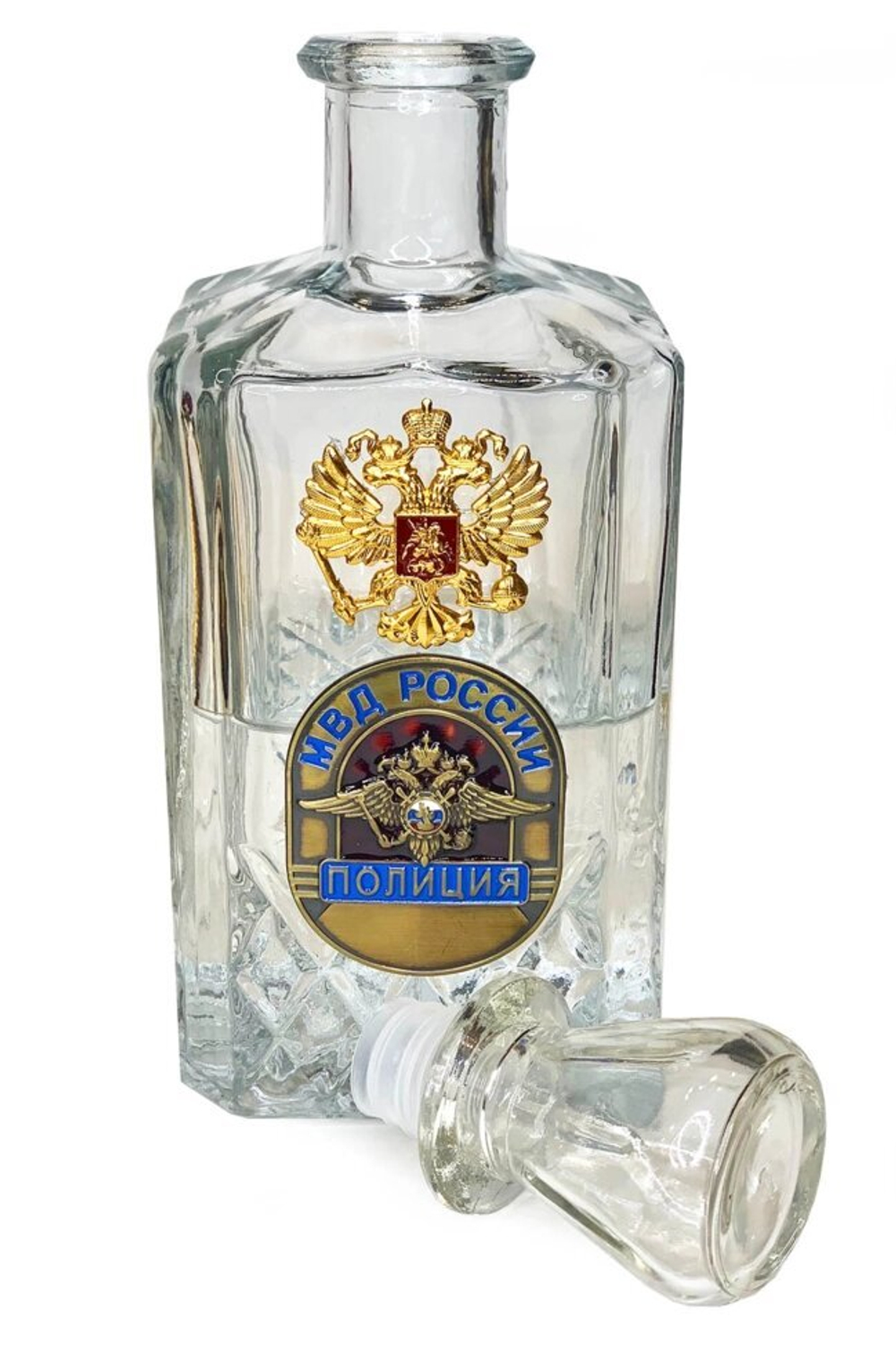 Подарочный графин и стопки «Полиция МВД»