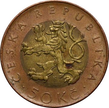50 крон 1993-2023 Чехия