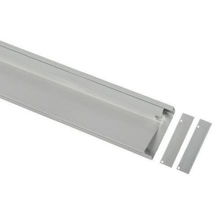 Комплект с накладным анодированным профилем 8018 80х18мм 2м Эра Б0062819