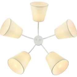 Люстра Rivoli Aimee 9162-305 5 х Е27 60 Вт модерн