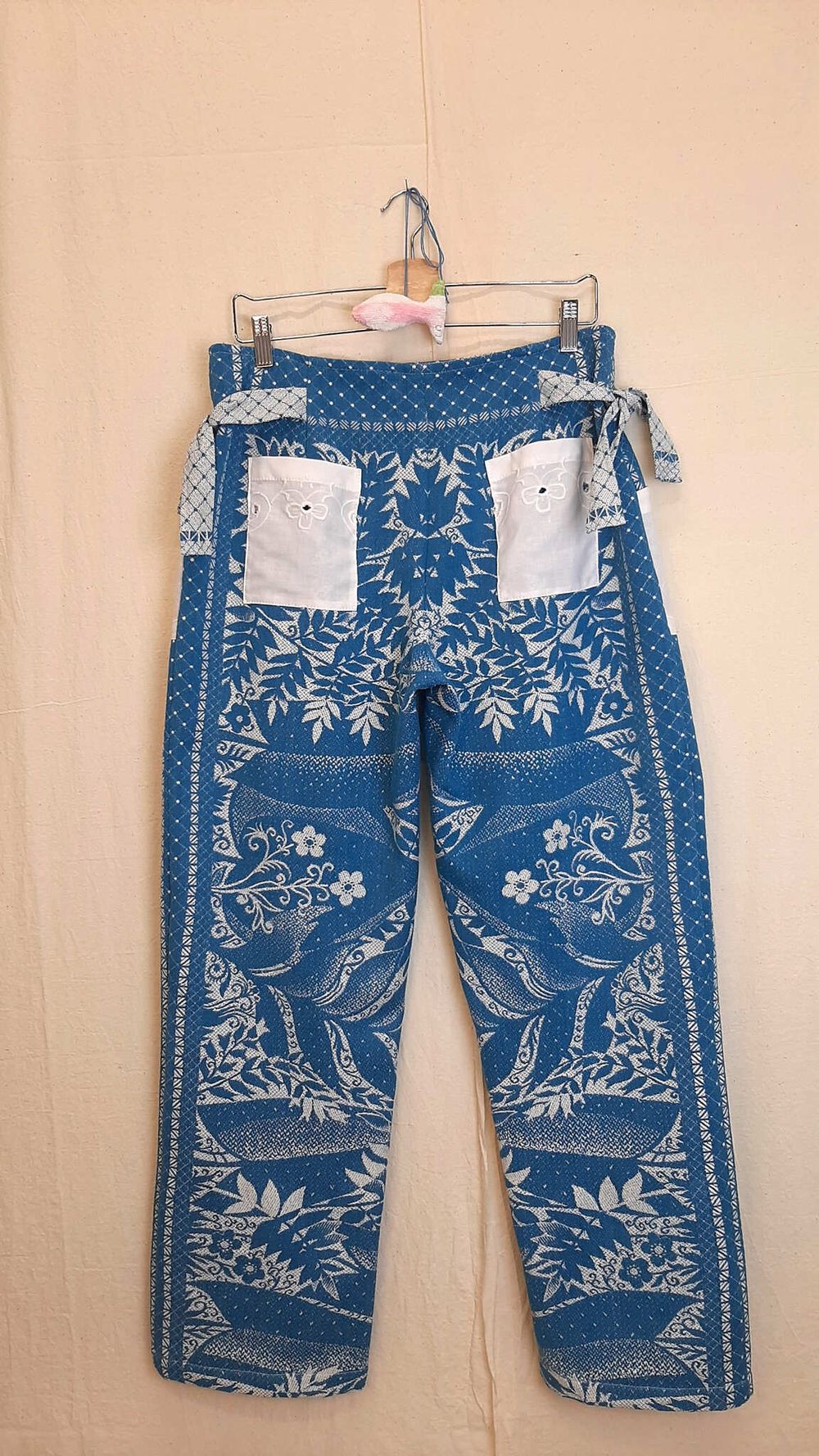 Брюки Soeurs Sea Blue Trousers цвета морской волны