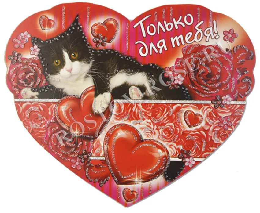 Прикольные открытки-валентинки на День святого Валентина — купить в интернет-магазине Мистер Гик