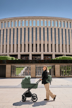 Детская коляска Peppy Monaco 2 в 1 Black (черный), рама черная матовая