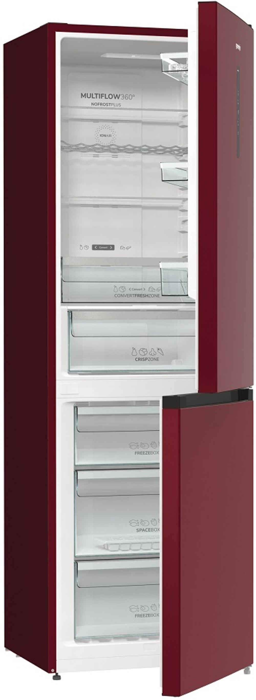 Отдельностоящий двухкамерный холодильник Gorenje NRK6192AR4