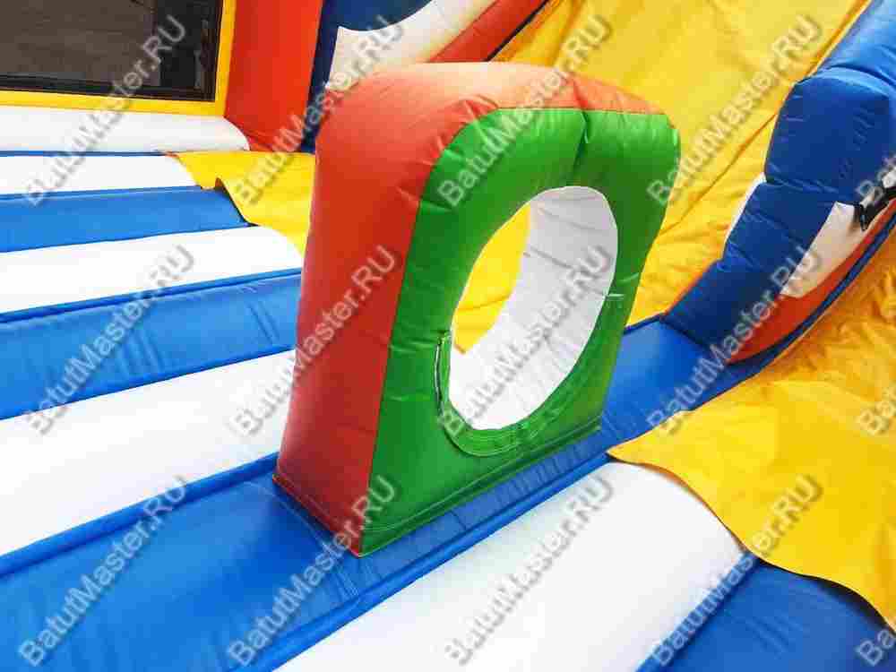 Надувной батут-горка "Супер-волна" 12*5*8 м