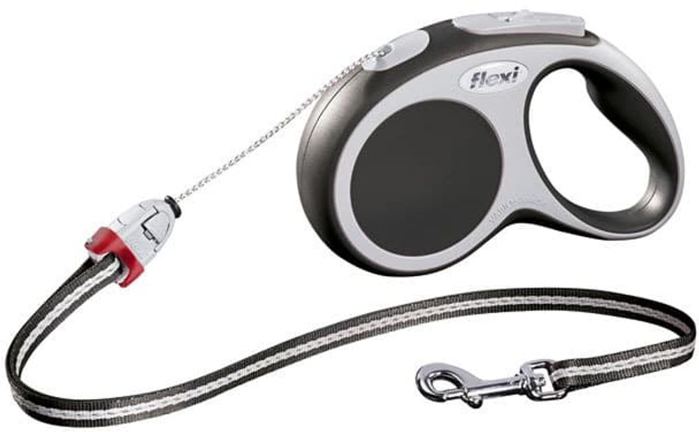 FLEXI рулетка Vario Basic S (до 12 кг) трос 5 м антрацит FLEXI рулетка Vario Basic S (до 12 кг) трос 5 м антрацит